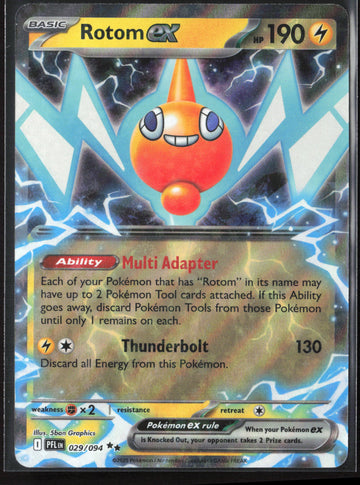 
ME02: Phantasmal Flames #029/094 Rotom ex Holo 27717