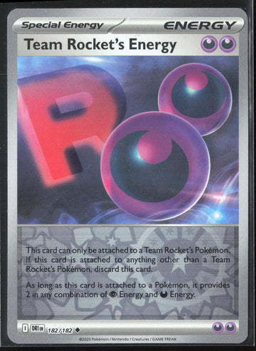 
SV10: Destined Rivals #182/182 Team Rocket's Energy Reverse Holo 27736