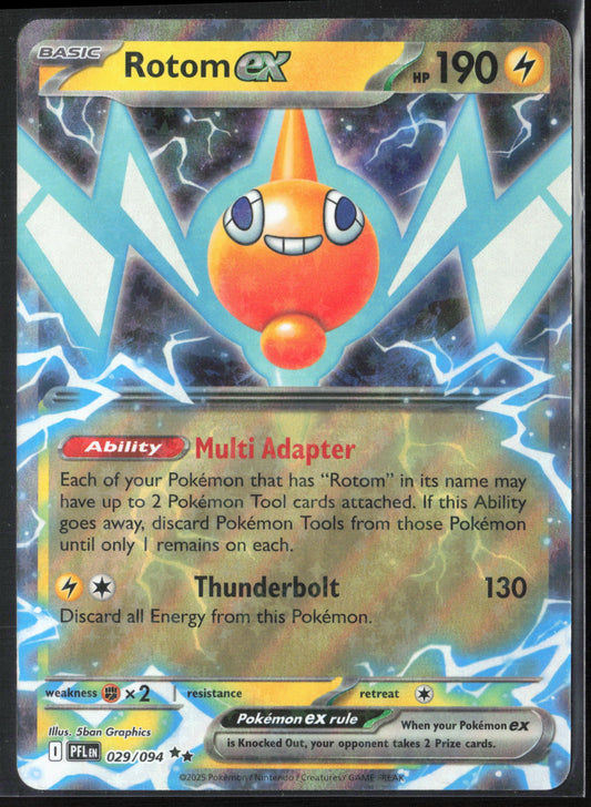 ME02: Phantasmal Flames #029/094 Rotom ex Holo 27737
