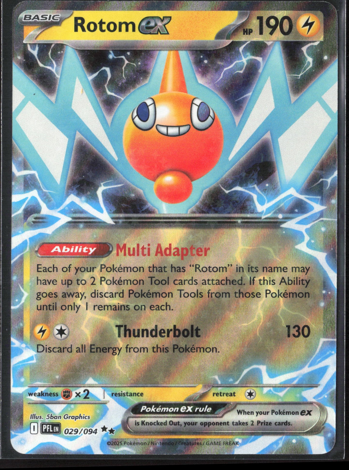 ME02: Phantasmal Flames #029/094 Rotom ex Holo 27742