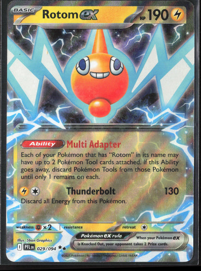 ME02: Phantasmal Flames #029/094 Rotom ex Holo 27742