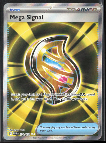 
ME01: Mega Evolution #171/132 Mega Signal Holo 27744