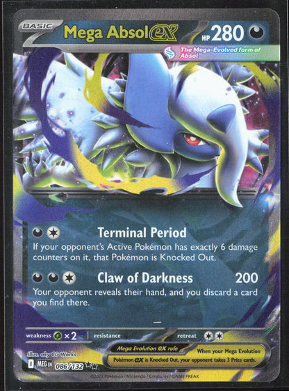 ME01: Mega Evolution #086/132 Mega Absol ex Holo 27745