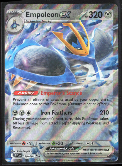 ME02: Phantasmal Flames #070/094 Empoleon ex Holo 27749