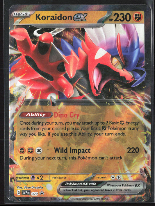 SV: Scarlet & Violet Promo Cards #029 Koraidon ex Holo 27780