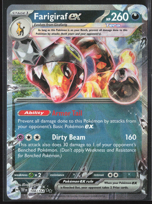 SV05: Temporal Forces #108/162 Farigiraf ex Holo 27785