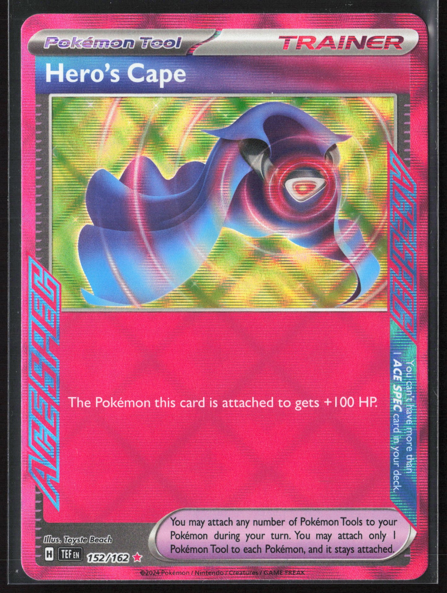 SV05: Temporal Forces #152/162 Hero's Cape Holo 27786