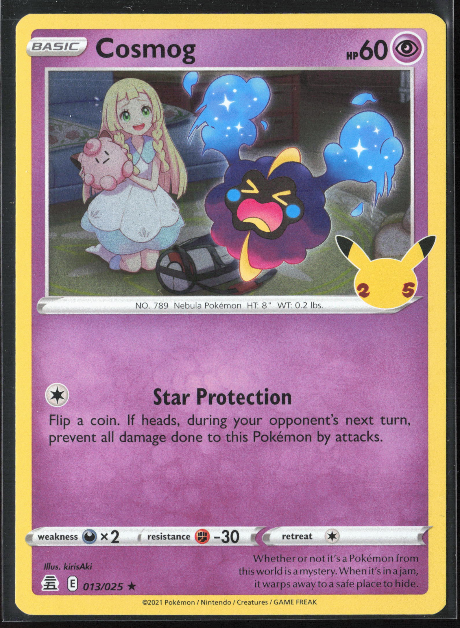 Celebrations #013/025 Cosmog Holo 27793