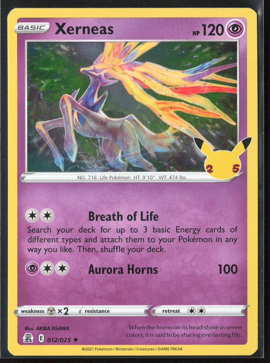 Celebrations #012/025 Xerneas Holo 27795