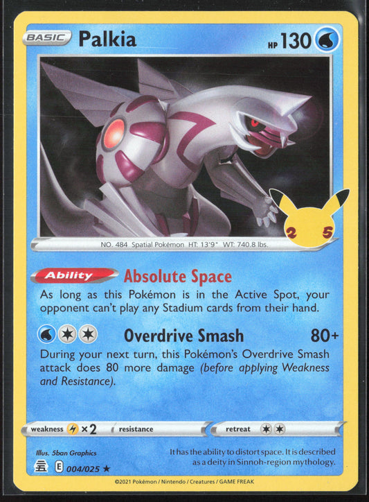 Celebrations #004/025 Palkia Holo 27797