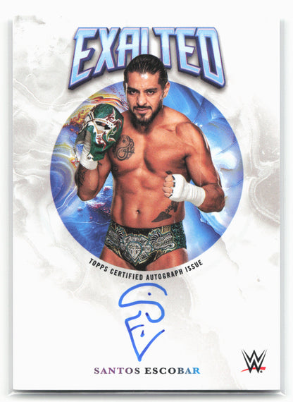 2025 Topps Exalted WWE #EXA-SAN Santos Escobar Exalted Autographs
