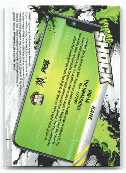 2026 Topps Chrome WWE #VIR-14 Kane Viral Shock