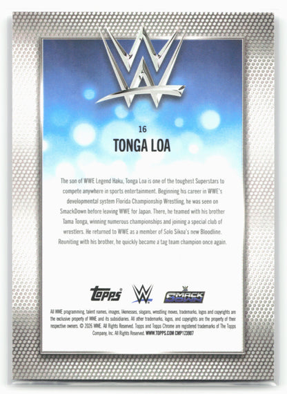 2026 Topps Chrome WWE - Prism Refractor #16 Tonga Loa