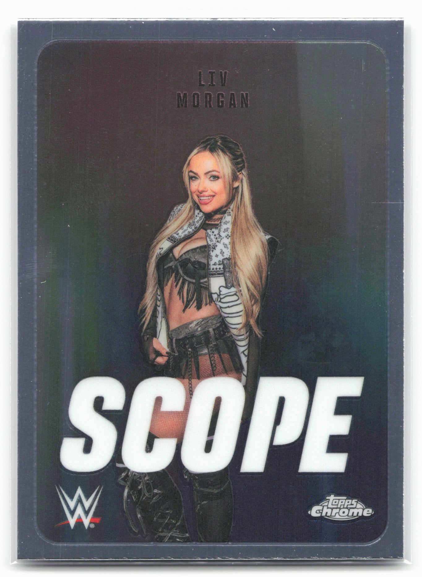 2026 Topps Chrome WWE #SCO-34 Liv Morgan Scope