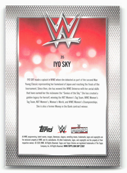 2026 Topps Chrome WWE - Negative Refractor #35 Iyo Sky