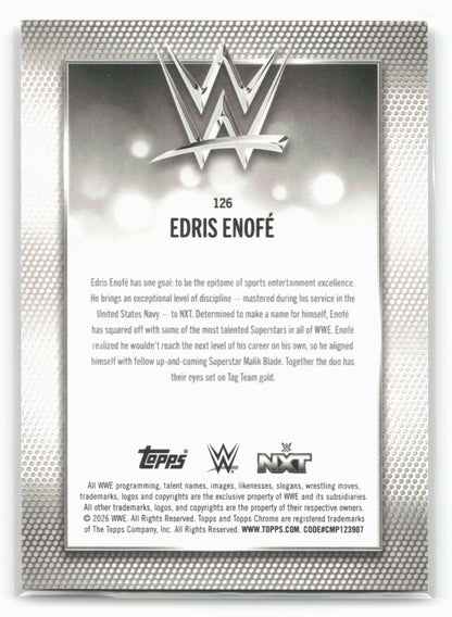 2026 Topps Chrome WWE - Prism Refractor #126 Edris Enofé