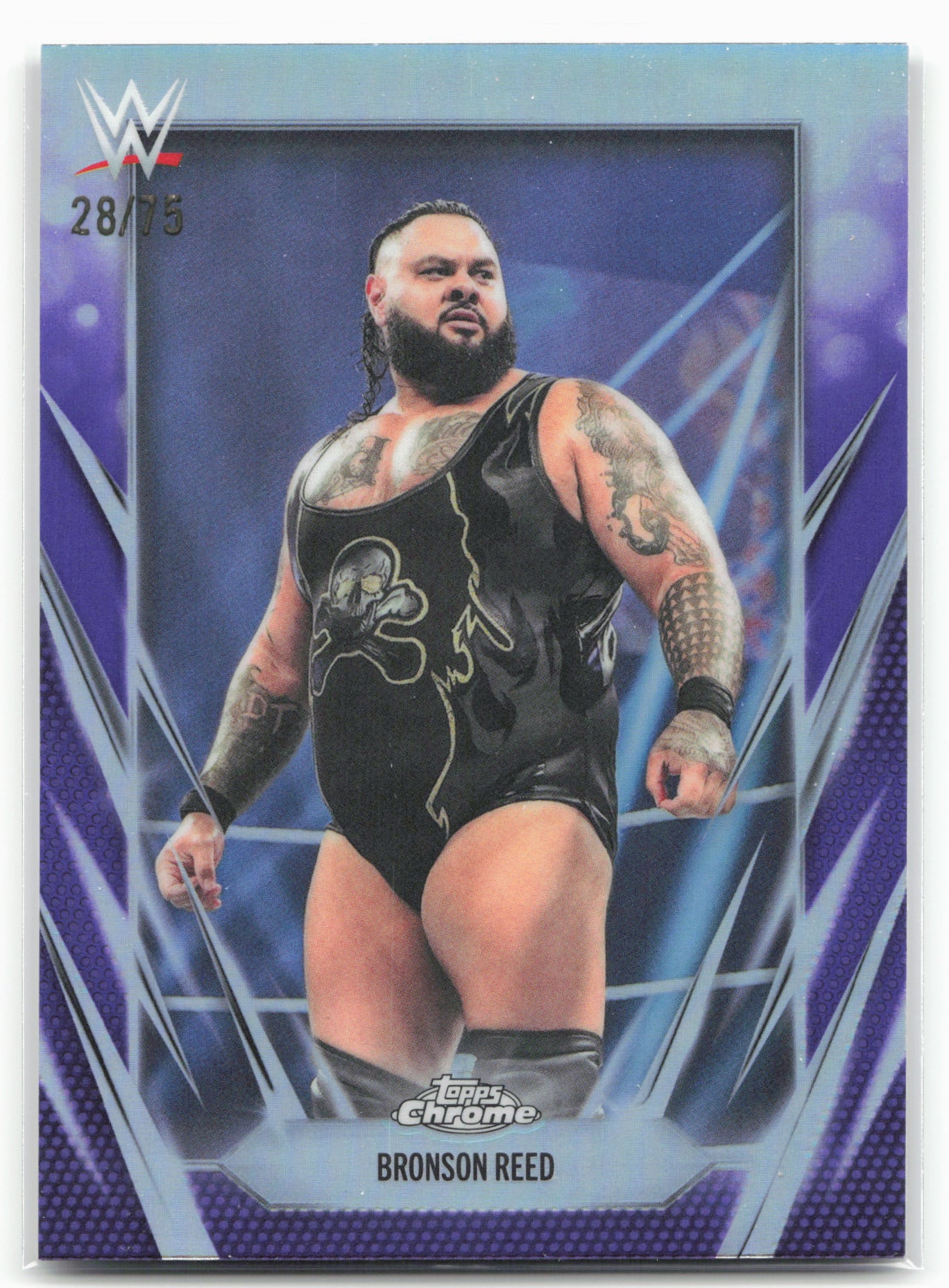 2026 Topps Chrome WWE - Purple Refractor #53 Bronson Reed