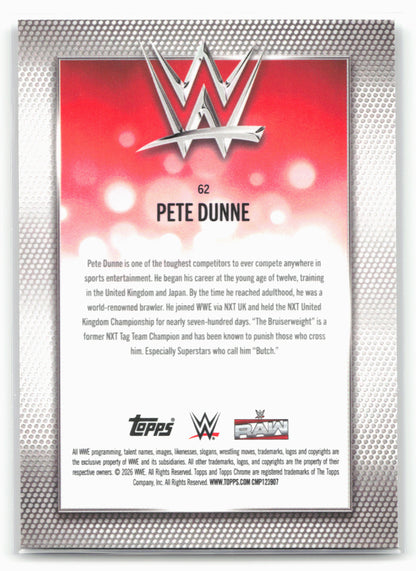 2026 Topps Chrome WWE #62 Pete Dunne