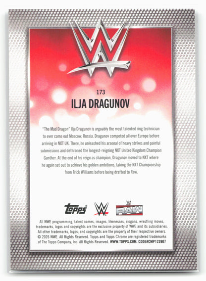 2026 Topps Chrome WWE #173 Ilja Dragunov