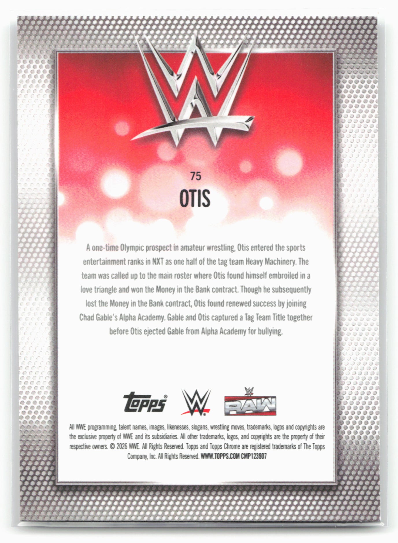2026 Topps Chrome WWE #75 Otis