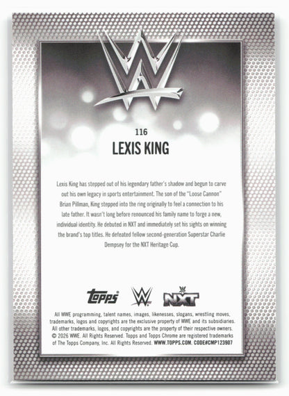 2026 Topps Chrome WWE #116 Lexis King