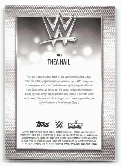 2026 Topps Chrome WWE #183 Thea Hail