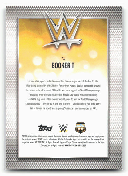 2026 Topps Chrome WWE #71 Booker T