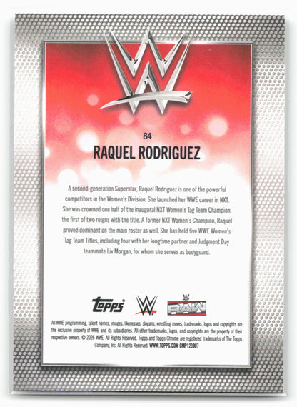 2026 Topps Chrome WWE #84 Raquel Rodriguez