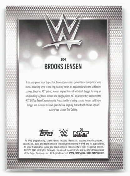 2026 Topps Chrome WWE #104 Brooks Jensen