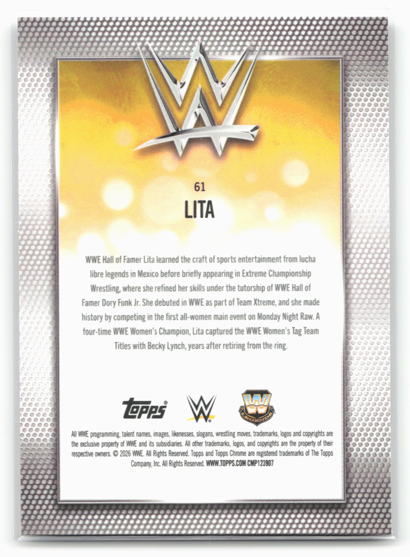 2026 Topps Chrome WWE #61 Lita
