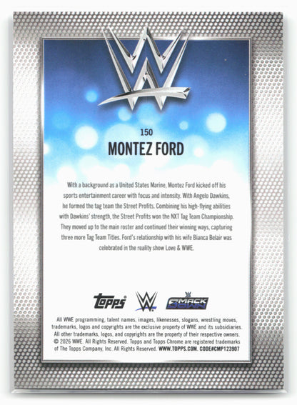 2026 Topps Chrome WWE #150 Montez Ford
