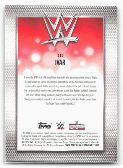 2026 Topps Chrome WWE #111 Ivar