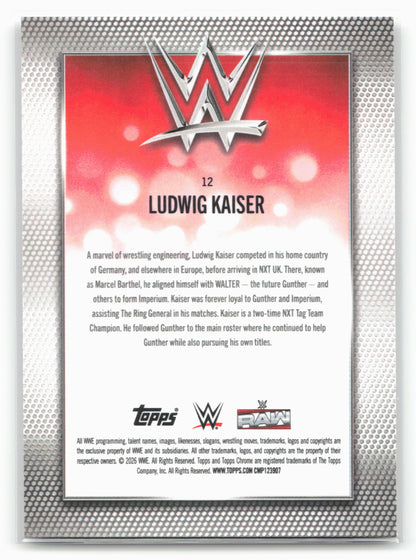 2026 Topps Chrome WWE #12 Ludwig Kaiser