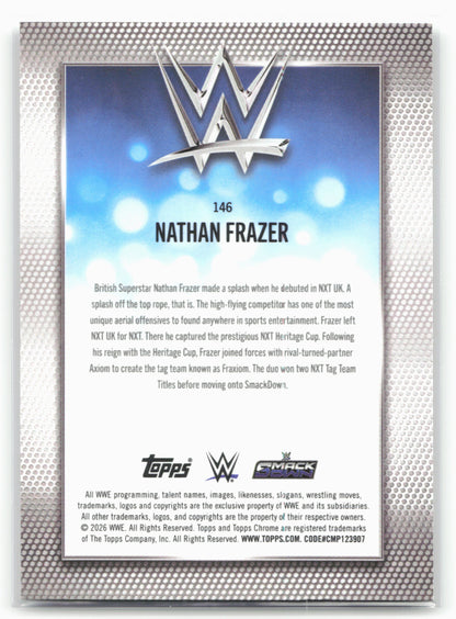 2026 Topps Chrome WWE #146 Nathan Frazer
