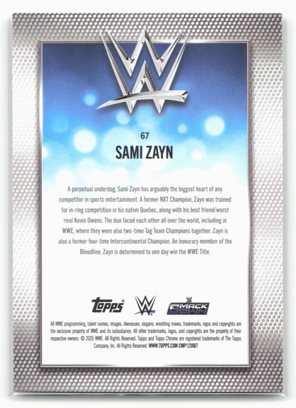 2026 Topps Chrome WWE #67 Sami Zayn
