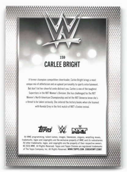 2026 Topps Chrome WWE #159 Carlee Bright
