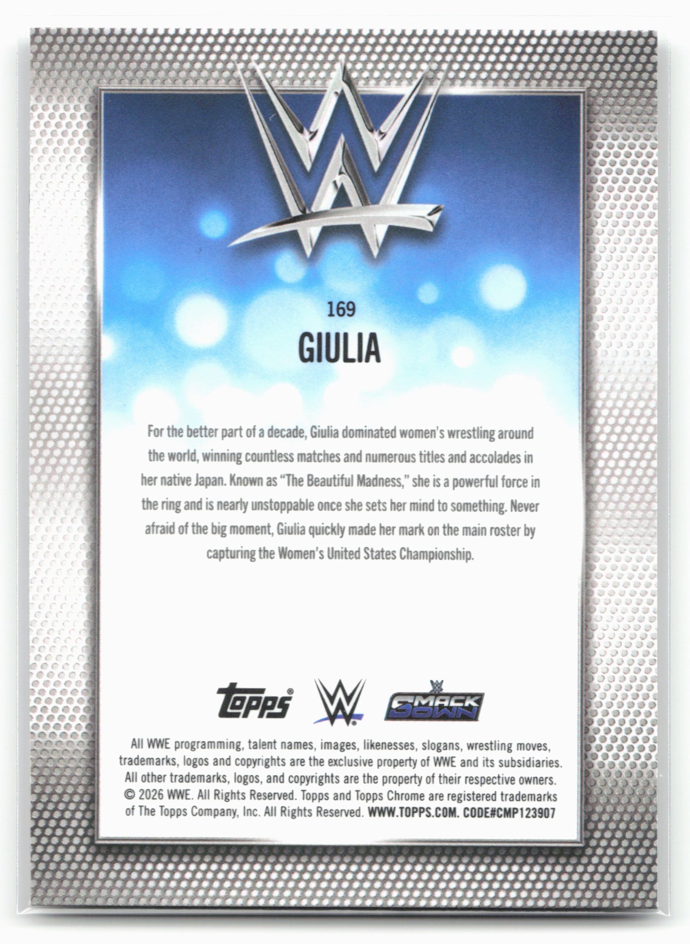 2026 Topps Chrome WWE #169 Giulia