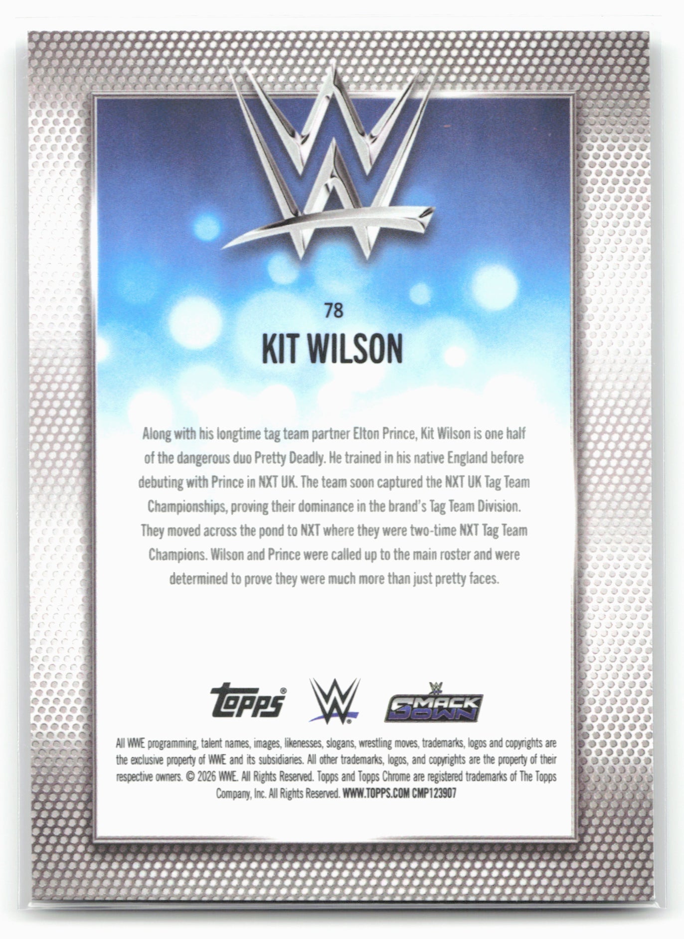 2026 Topps Chrome WWE #78 Kit Wilson