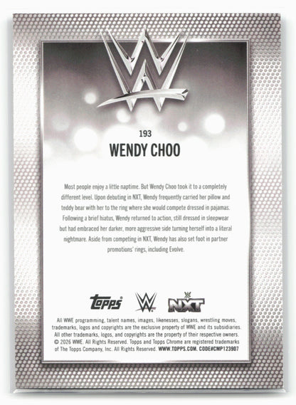 2026 Topps Chrome WWE #193 Wendy Choo