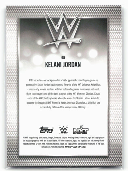 2026 Topps Chrome WWE #95 Kelani Jordan