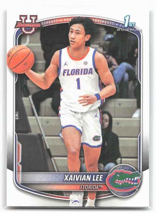 2025-26 Bowman #BPP-28 Xaivian Lee Prospects