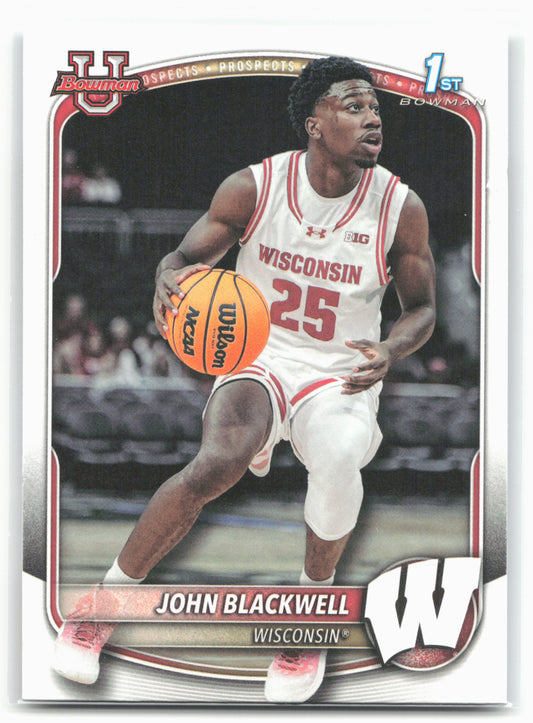 2025-26 Bowman #BPP-78 John Blackwell Prospects
