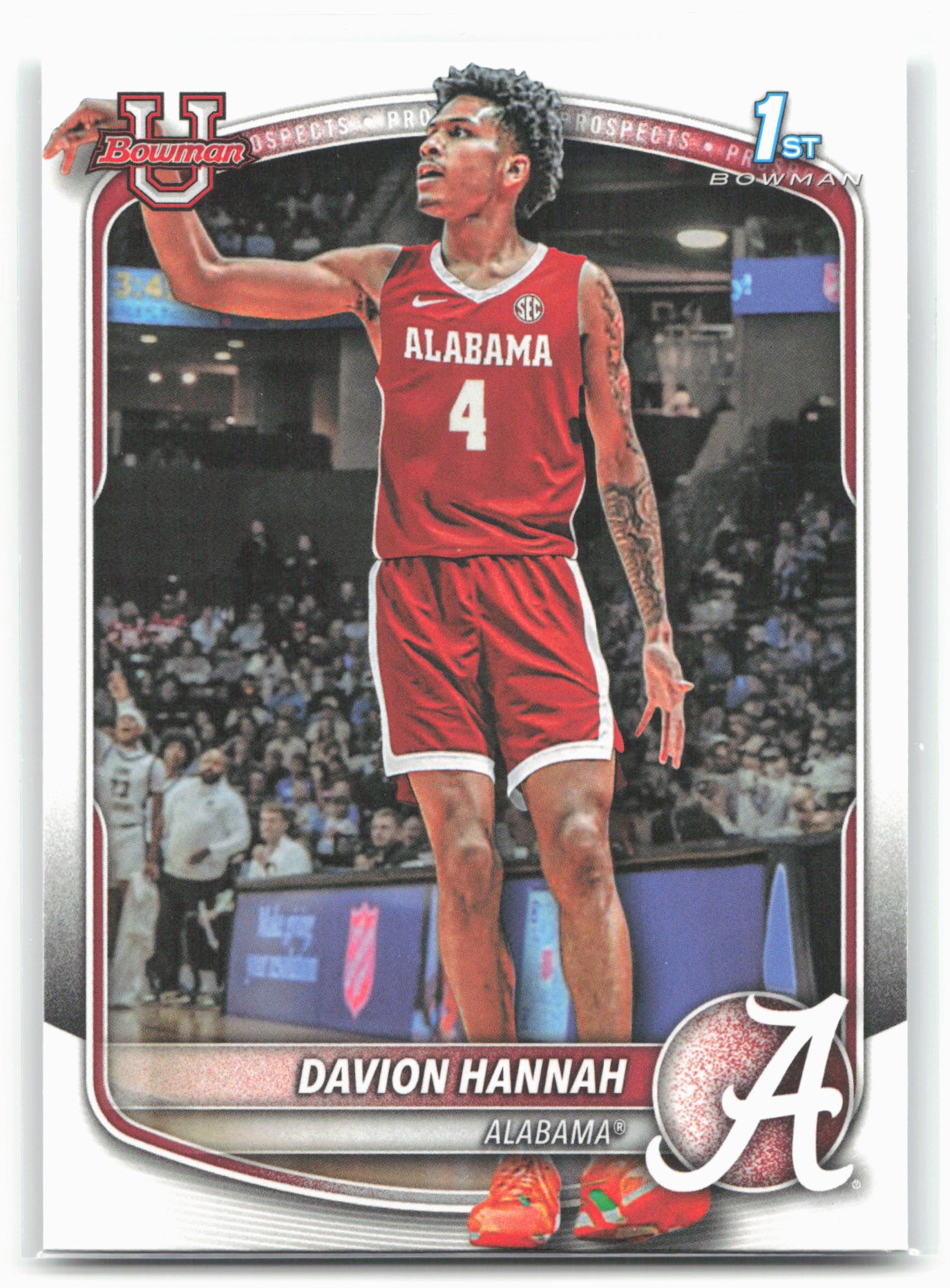 2025-26 Bowman #BPP-46 Davion Hannah Prospects