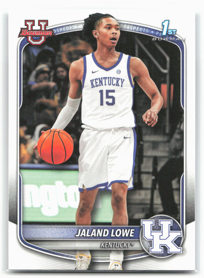 2025-26 Bowman #BPP-23 Jaland Lowe Prospects
