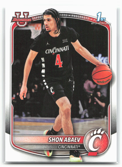 2025-26 Bowman #BPP-19 Shon Abaev Prospects