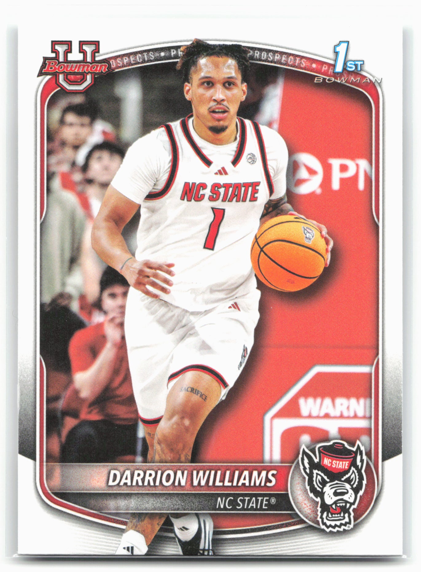 2025-26 Bowman #BPP-36 Darrion Williams Prospects