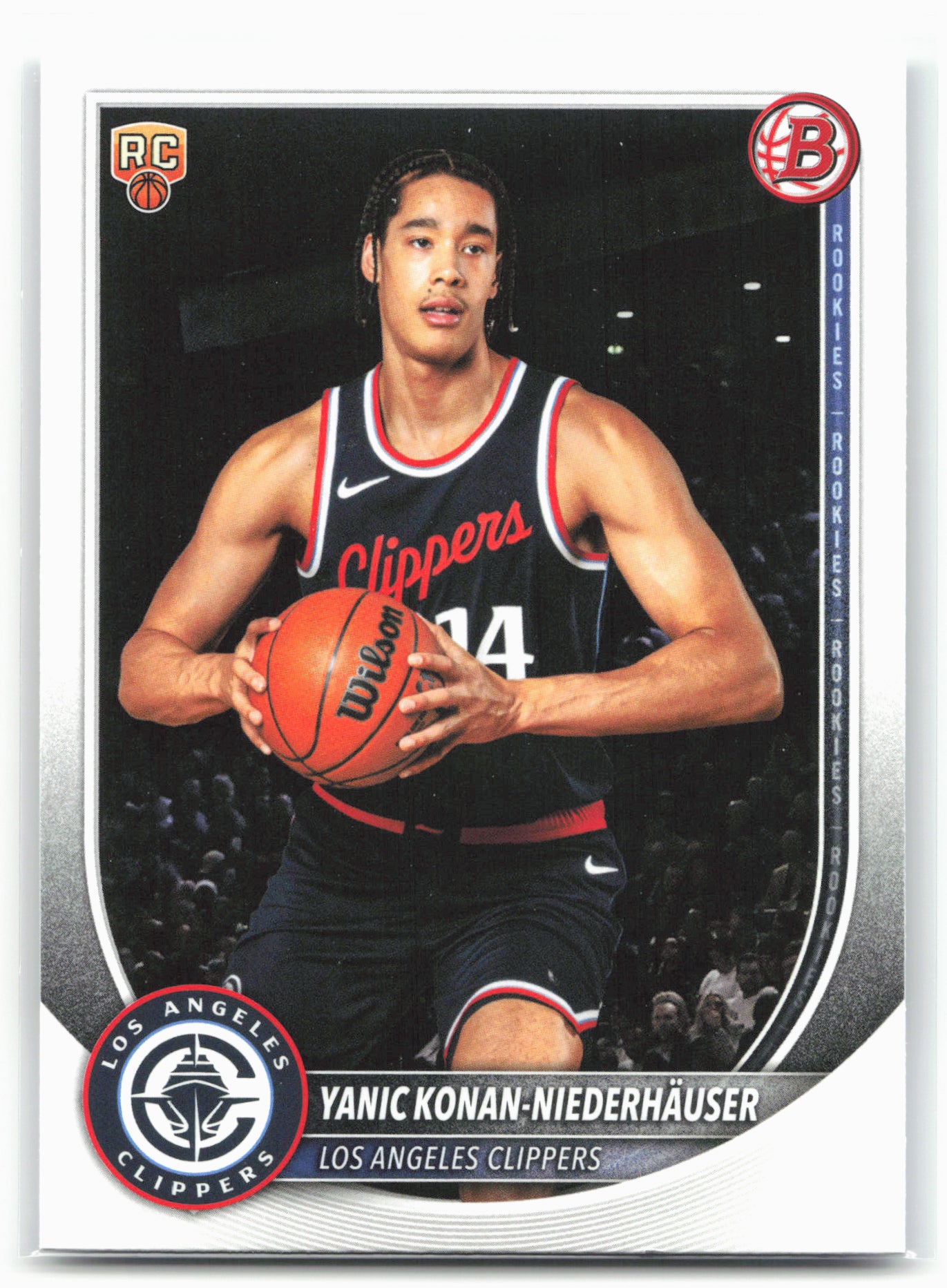 2025-26 Bowman #30 Yanic Konan Niederhäuser