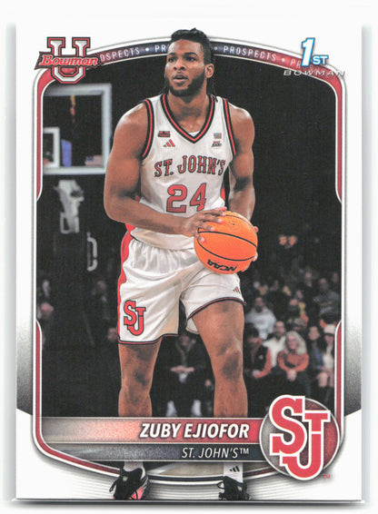 2025-26 Bowman #BPP-22 Zuby Ejiofor Prospects