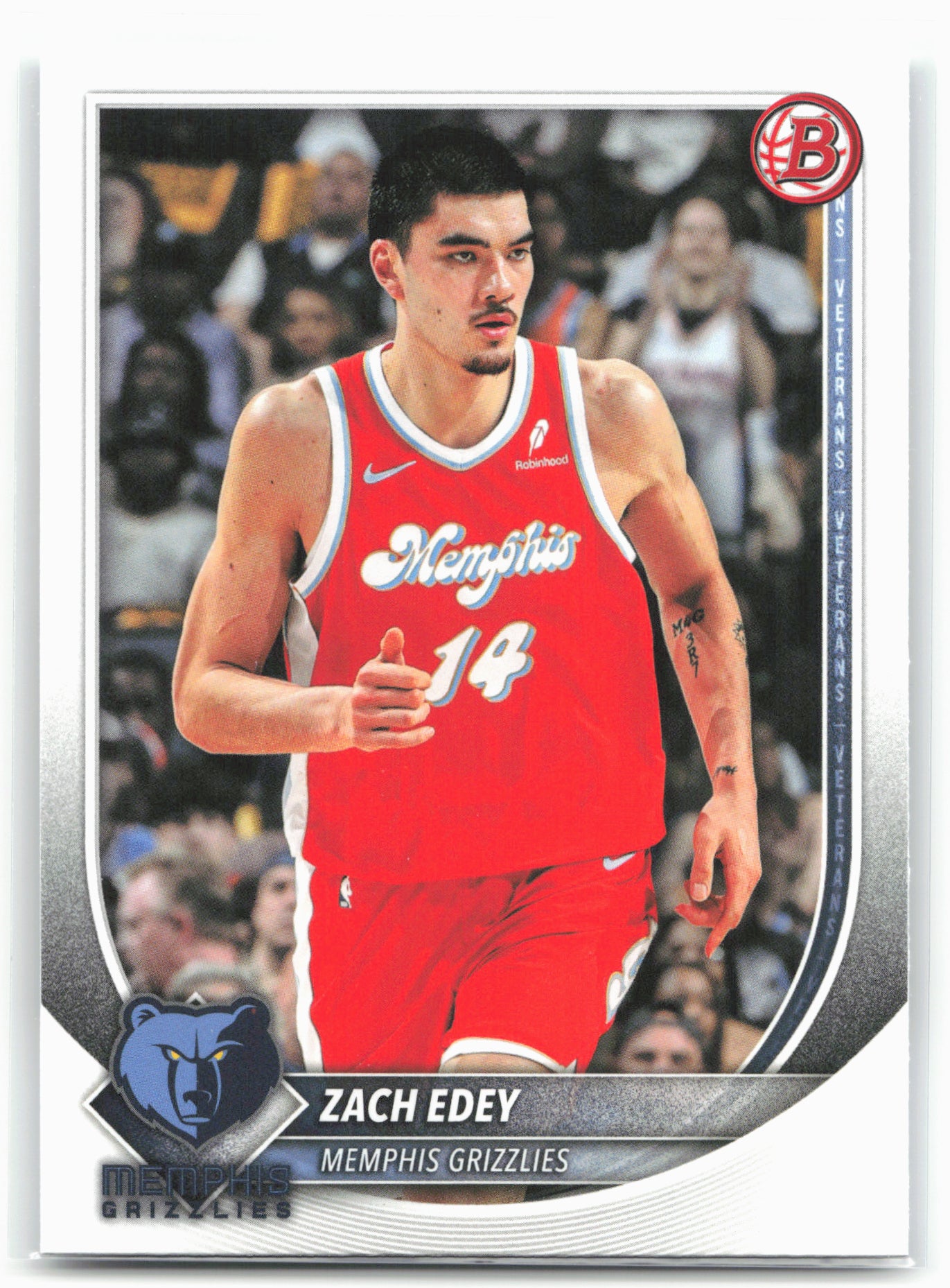 2025-26 Bowman #139 Zach Edey
