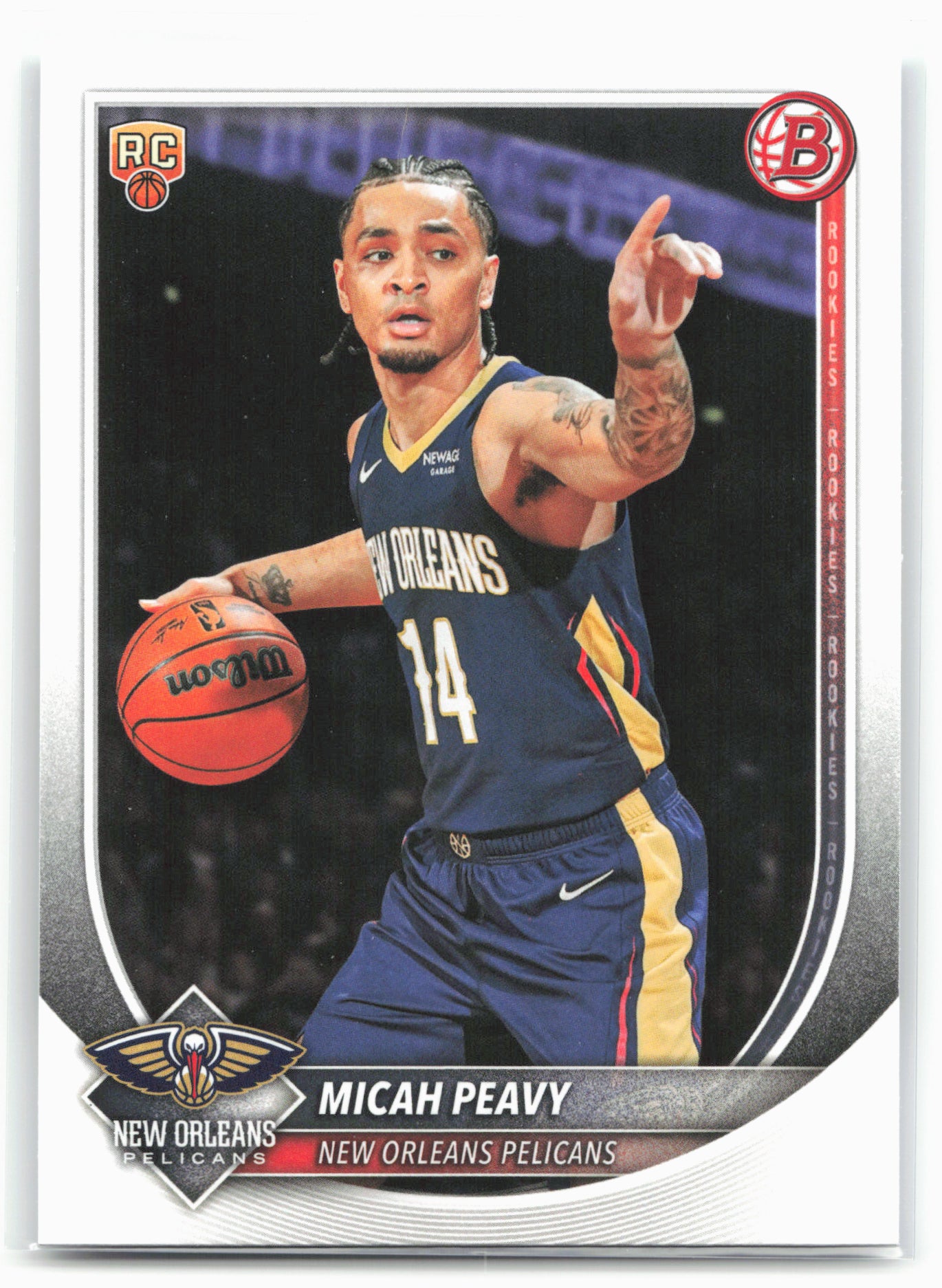 2025-26 Bowman #41 Micah Peavy